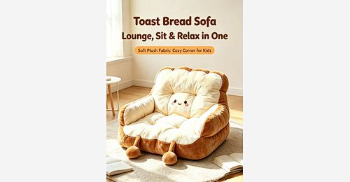 Toast Bread Shaped Kids Sofa – Shredded Foam Filled Reclining Lounger - Model MJ-FF015 | Mingjin Bean Bag China