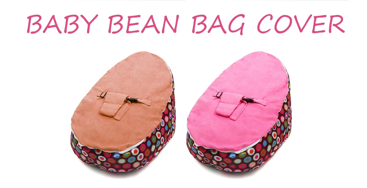 Lavender Baby Bean Bag Sofa Pouf detail 1