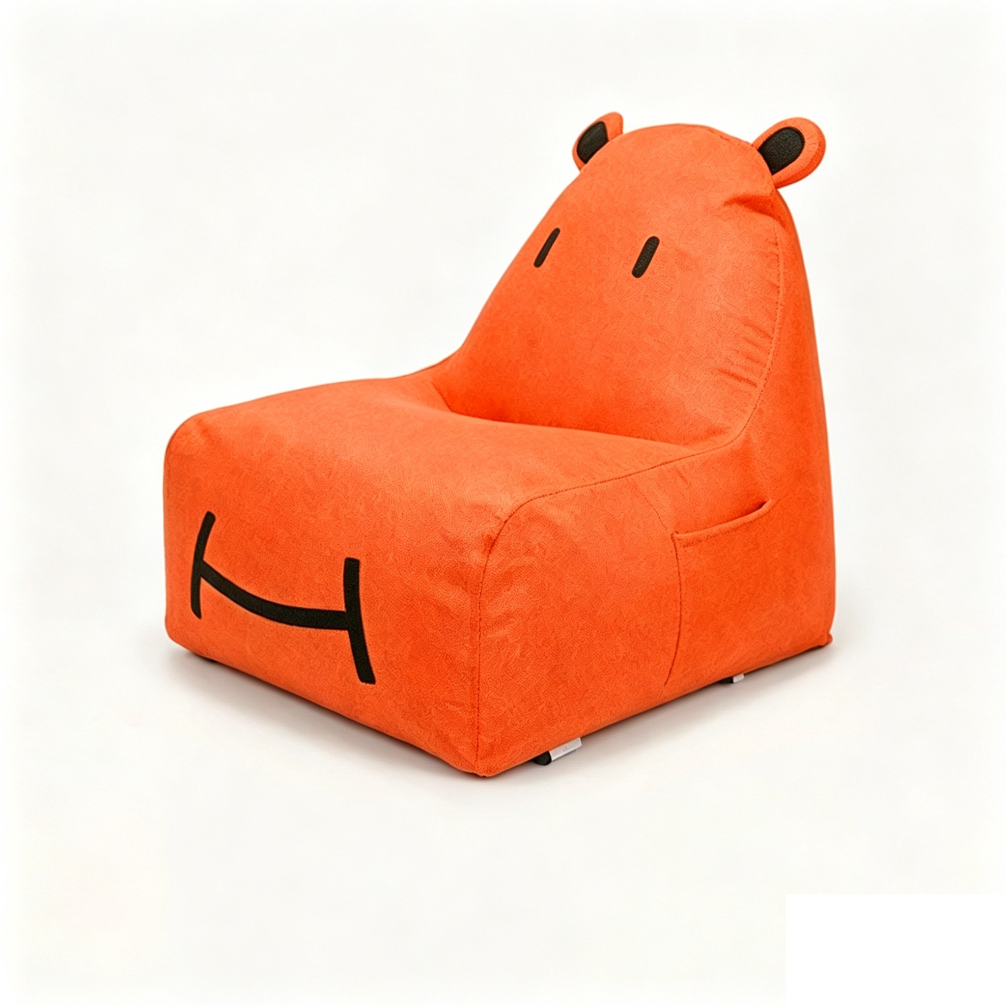 Orange Kids Bean Bag Chair - Children Bean Bag Chair Manufacturer & China Factory